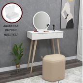 Arnetti Siena Beyaz Makyaj Masası