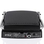 Arnıca GH26251 Diamond Granit Izgaralı Siyah Tost Makinesi
