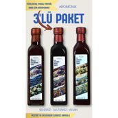 Aromonix 3'lü Paket ( Aronya Özütü, Aronya Sirkesi, Aronyalı Yaban Mersini Özütü )