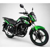 Arora AR 06 Touring 50 cc Benzinli Motosiklet 2025 Model Yeşil Renkli Farlı ve Dayanıklı Tasarım