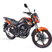 Arora AR 06 Touring 50 cc Motosiklet 2025 Model Farlı Özellikleri ile Turuncu Renk