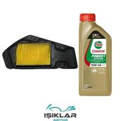 Arora Cappicino 50 Castrol Yağ Ve Hava Filtre Bakım Seti Bs0003