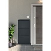 Arpelia Metal Ayakkabılık 3’lü Antrasit