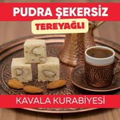 Arslanzade Pudra Şekersiz %100 Tereyağlı Kavala Kurabiyesi Kare 500GR