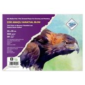 Art Liva SD-209TM A5 350 gr 20 Yaprak Dokulu Sulu Teknik Sanatsal Resim Defteri