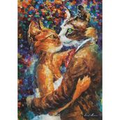 Art Puzzle 1000 Parça Aşık Kedilerin Dansı Puzzle
