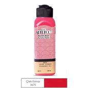 Artdeco 070R-3675 Çilek Kırmızı 140 ml Akrilik Ahşap Boyası