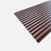 Artelmo 20x600x2800 mm Koyu Ceviz MDF Akustik Duvar Paneli