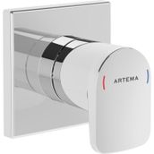 Artema A42729 Root Square Sıva Üstü Krom Ankastre Stop Valf