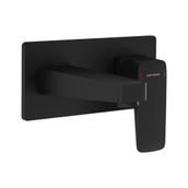 Artema A4273836 Root Square Mat Siyah Ankastre Lavabo Bataryası