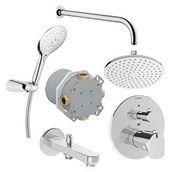 Artema A49279 Root Round Krom Ankastre Duş Seti