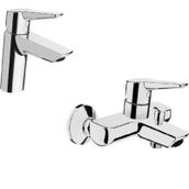 ARTEMA Solid S Lavabo+Banyo Batarya seti A42440+A42444