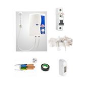 Artemis Elektro Model Elektrikli Şofben 6 mt Kablolu Tam Takım Set