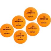 Artengo 6 Adet Masa Tenisi Topu Turuncu Pinpon Topu Pingpong Set