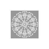 Artikel ST-674 Mandala 21 Stencil Tasarımı 30x30 cm Kanvas Tablo