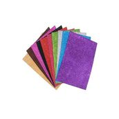 Artlantis Simli Eva 35x50 cm 10 Renk 1 Paket Simli Eva Süngeri 10'lu Okul Kreş Anasınıfı Elişi Etkinlikleri