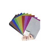 Artlantis Simli Yapışkanlı Eva 35x50 cm 10 Renk 1 Paket Simli Yapışkanlı Eva Süngeri 10'lu Okul Kreş Anasınıfı Elişi Etkinlikleri