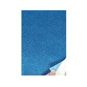Artlantis Yapışkanlı Simli Eva 35x50 cm 1 Adet Simli Yapışkanlı Eva Süngeri Okul Kreş Anasınıfı Elişi Etkinlikleri Hobi Mavi