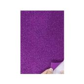 Artlantis Yapışkanlı Simli Eva 35x50 cm 1 Adet Simli Yapışkanlı Eva Süngeri Okul Kreş Anasınıfı Elişi Etkinlikleri Hobi Mor
