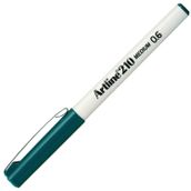 Artline 210N Yazı Kalemi Uç 0.6 mm Koyu Yeşil Keçe Uçlu Kalem