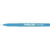 Artline EK-200 Fineliner 0.4 mm Gök Mavisi 12'li İnce Uçlu Keçeli Kalem