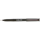 Artline EK-200 Fineliner 0.4 mm Koyu Kahverengi 12'li İnce Uçlu Keçeli Kalem