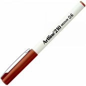 Artline Ek-210N 0.6 MM Kahverengi Keçe Uçlu Kalem
