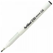 Artline Fine Uç 0.6 mm 210N Siyah Keçe Uçlu Yazı Kalemi