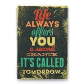 ArtTablo Free Beer Tomorrow Retro & Motto 40x60 cm Kanvas Tablo