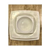 Aryıldız 45004 Bone Square 60 Parça Porselen Yemek Takımı