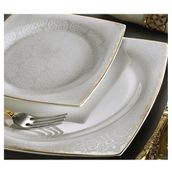 Aryıldız AR31018 60 Parça Bone Square Porselen Yemek Takımı