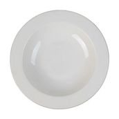 Aryıldız Hera Gold Yemek Tabak 21 cm - Beyaz - Gold - Uzun Ömürlü Kullanım İçin Elde Yıkanması Tavsiye Edilir .