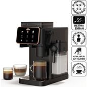 Arzum OK0047 Okka Barista Compact Otomatik Espresso Makinesi 1400W, 7 Farklı İçecek, 15 Bar Basınç, Bakır