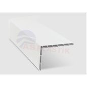 As Plastik KPP212-60X90 Beyaz 1 Adet 6 m Pervaz