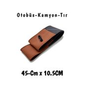 Asegaraj Universal Deri Dikmeli Direksiyon Kılıfı Kamyon-Tır-Otobüs Dikişli Direksiyon ( 45×10.5cm )