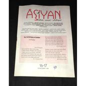 Aşiyan Kültür,Sanat,Edebiyat Dergisi Ocak Şubat 1998 Sayı 16-17 (Sahafiye Kitap)