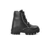 Aspor Arz 2301002-P Siyah İçi Kürklü Fermuarlı Unisex Çocuk Bot