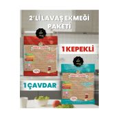 ASRIN TANDIRI 1 Paket Ekşi Mayalı Çavdar Lavaş Ekmeği 1 Paket Ekşi Mayalı Kepekli Lavaş Ekmeği