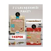 ASRIN TANDIRI 1 Paket Ekşi Mayalı Tam Buğday Lavaş Ekmeği 1 Paket Ekşi Mayalı Kepekli Lavaş Ekmeği