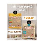 ASRIN TANDIRI 2'Lİ PAKET (1 Paket Ekşi Hamurlu Tam Buğday Lavaş Ekmeği - 1 Paket Ekşi Hamurlu Yulaf Lavaş Ekmeği)