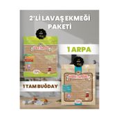 ASRIN TANDIRI 2'Lİ PAKET (1 Paket Ekşi Hamurlu Tam Buğday-Siyezli Lavaş - 1 Paket Ekşi Hamurlu Arpa Lavaş Ekmeği)