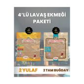 ASRIN TANDIRI 4'LÜ LAVAŞ PAKETİ (2 Paket Ekşi Hamurlu Yulaf +2 Paket Ekşi Hamurlu Tam Buğday) 4X330Gr.