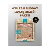 ASRIN TANDIRI 4'LÜ PAKET ( 4 Paket Paket Ekşi Hamurlu Tam Buğday Lavaş Tandır Ekmeği (diyabetik Ekmek) 330 Gr.