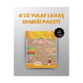 ASRIN TANDIRI 4'LÜ PAKET ( 4 Paket Paket Ekşi Hamurlu Yulaflı Lavaş Tandır Ekmeği (diyabetik Ekmek) 330 Gr.