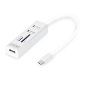 Assmann DA-70243 Digitus Tip C 3 Port USB 2.0 Hub