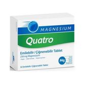 Assos Pharma Magnesium Quatro 250 mg 32 Çiğnenebilir Tablet