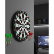 ASTRALTECH Kaliteli Ahşap Dart Tahtası 12 İnç 4 Dart Ok Seti
