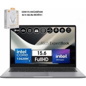Asus Expertbook P1 P1503 Intel Core I7-13620H 16GB Ddr5 512GB SSD Wın 11 Pro 15.6 Fhd Intel UHD Taşınabilir Bilgisayar + NOTEBOOK ÇANTASI - 512 GB - 16 GB