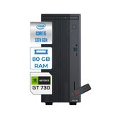 Asus Expertcenter P500MV Intel Core İ5-13420H 80GB Ddr5 4tb SSD WIN11PRO 4GB/GT730 Minitower Masaüstü Bilgisayar WD5136216512B0DW30+Zettausbbellek