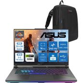 Asus Rog Strix G16 G614PM-S5062 Amd Ryzen 9 8940HX Aı 32GB GB 2tb Ssd+2tb SSD 8GB/RTX5060 Gddr7 115W 16"/ 2.5k (2560 x 1600, Wqxga) 3ms 240Hz, 500 Nits Freedos Gaming Laptop WS5062F14+ZETTAÇANTA
